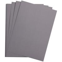 Цветная бумага "Etival color", 500x650 мм, 24 листа, 160 г/м2, темно-серый, легкое зерно, хлопок