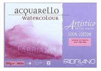 Блок для акварели "Artistico Extra White", сатин, 12,5x18 см, 25 листов