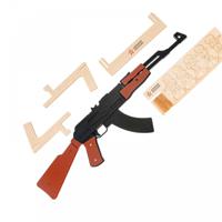 Резинкострел из дерева Армия России "Автомат АК-47"