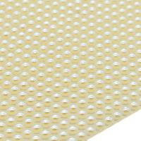Полотно из жемчужных полубусин, 4 мм, цвет: белый АВ, 30x25 см (арт. 4AR019)