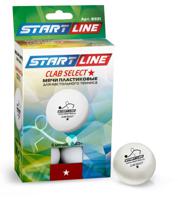 Набор мячей для настольного тенниса "Start Line. CLUB SELECT", 1 звезда, 6 штук, арт. 8331