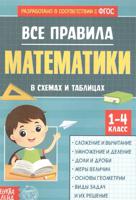 Все правила математики в схемах и таблицах. Сборник для 1-4 классов