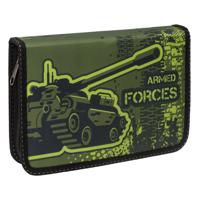 Пенал "Armed Forces", 1 отделение, 1 откидная планка, ткань, 20х14 см