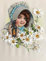 Набор для вышивания лентами Многоцветница "Девочка Наташа", 18,5х24,5 см, арт. МЛ-4006(н)