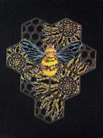 Набор для вышивания мулине Абрис Арт "Пчелиный рай", 19х22 см, арт. AH-124