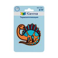 Термоаппликация Gamma №02 "Динозаврик", 5,6х5,1 см