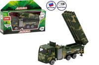 Машинка металлическая "Ракетная установка", 12 см