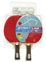 Набор для настольного тенниса "Start Line. LEVEL 100", 2 ракетки, 3 мяча, 1 звезда