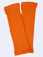 Митенки для девочки, цвет: оранжевый, рост: 140-146 см