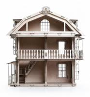 Конструктор 3D деревянный Lemmo "Большой дом для кукол"