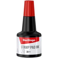 Штемпельная краска "Berlingo", красная, 30 мл
