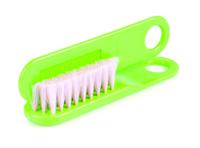Щетка натуральная мягкая с гребнем Canpol (цвет: зеленый)