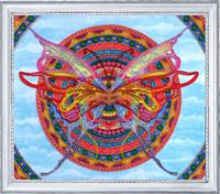 Набор для вышивания Butterfly "Мандала-бабочка", 27х32 см, арт. 118