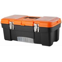 Ящик для инструментов "Blocker Expert" с металлическими замками, 22", цвет: черный, оранжевый