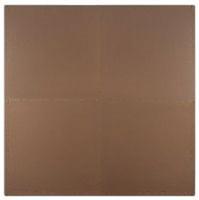 Мягкий пол универсальный, коричневый, 60x60 см