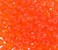 Бисер круглый, 08/0, 2,9 мм, 50 г, цвет: 90030 ярко-оранжевый, арт. 311-19001