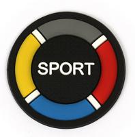 Аппликации пришивные "Sport", 3,4х3,4 см, 20 штук, арт. TBY.2351