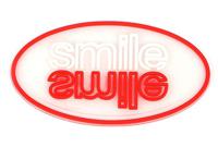 Аппликации пришивные "Smile", цвет: красный, 5х3 см, 20 штук, арт. TBY.2359