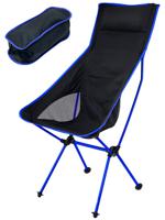 Кресло раскладное для кемпинга, Mn 1.2, 40x50x100 см (черно-синее)
