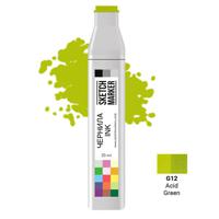 Заправка для маркеров Sketchmarker, цвет: G12 ярко-зелёный