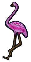 Термоаппликация вышитая "Фламинго", 1 штука, 4,2x9,5 см