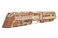 Механическая деревянная сборная модель Wood Trick "Поезд. Атлантический экспресс"