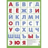 Плакат "Азбука русская без картинок" (маленький формат)