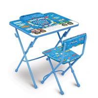 Набор детской мебели Ника КУ1 "Большие гонки" (стол-парта +стул мягкий)