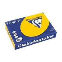 Бумага цветная "TROPHEE", А4, 80 г/м2, цвет: желтый солнечный, интенсив, 500 листов