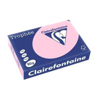 Бумага цветная "TROPHEE", А4, 80 г/м2, цвет: розовый, пастель, 500 листов