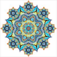 Набор алмазной мозаики "Восточная ночь. Декор для круглого стола", 13 цветов