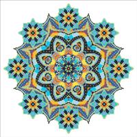Набор алмазной мозаики "Восточная сказка. Декор для круглого стола", 13 цветов