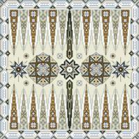 Набор алмазной мозаики "Нарды. Декор для стола", 17 цветов