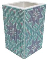Набор алмазной мозаики "Стакан прямой. Нежность", 5х5х11 см, 4 цвета