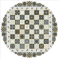 Набор алмазной мозаики "Шахматы. Для круглого стола", 17 цветов