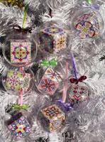 Набор алмазной мозаики "Набор шаров. Праздничные 1-8", 8 цветов, 8 штук