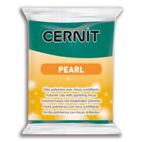 Пластика полимерная запекаемая Cernit "Pearl", 56 грамм, цвет: 600 зеленый