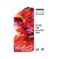 Бумага для спиртовых чернил "Aurora", экстра-гладкая, А4, 10 листов, 150 г/м2