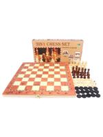 Игра настольная 3 в1 "Шахматы, шашки, нарды", 35х35 см, арт. CJ826