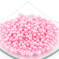 Бусины круглые перламутр "Magic 4 Hobby", цвет: H03 светло-розовый, 6 мм, 500 штук, 50 грамм