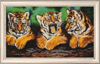 Набор для вышивания "Butterfly. Три тигрёнка", 23х39 см, арт. 655
