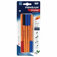 Ручки масляные Pensan "Officepen", 10 штук, узел 1 мм, линия письма 0,5 мм