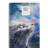 Альбом для рисования "Sketchbook. Космос", А5, 100 листов