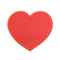 Термоаппликация Hobby&Pro "Сердце", красное, 5.6x6.2 см
