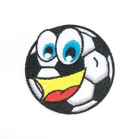 Термоаппликация Hobby&Pro "Футбольный мяч с улыбкой", 5.7 см