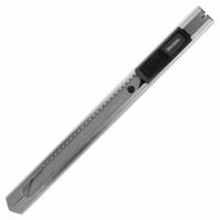 Нож канцелярский металлический Brauberg "Extra 30", 9 мм, лезвие 30°, автофиксатор