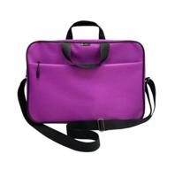 Папка-портфель с ручками на молнии, A4+, 390x270x80 мм, фиолетовый