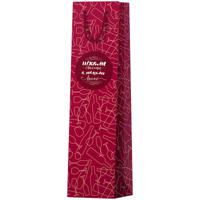 Пакет подарочный "Red theme", 12x36x8,5 см