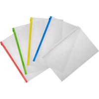 Папка-конверт на молнии Lamark, А4, 335x230 мм, цвет: ассорти, 12 штук, арт. LAMARK417 (количество товаров в комплекте: 12)