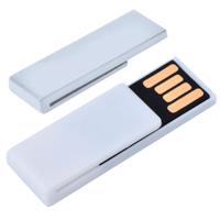 USB flash-карта "Clip", 8 Гб, белый
